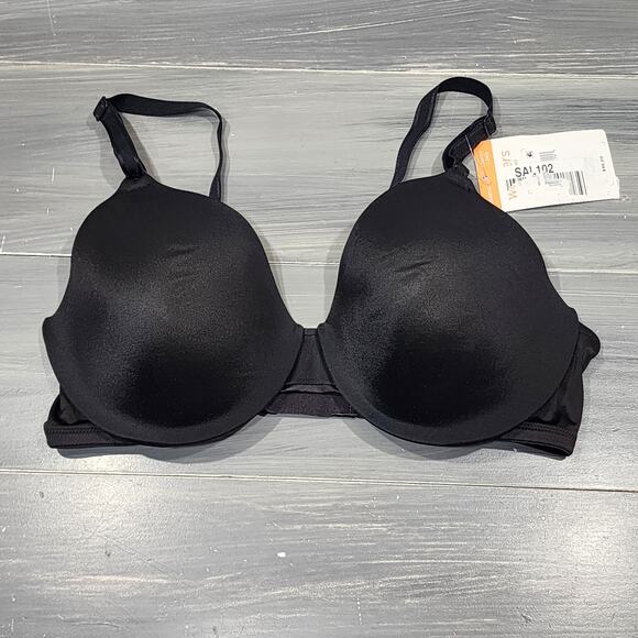 Warner's Bra 38B This is Not a Bra Underwire Bra 1593 38B Black - Picture 1 of 9